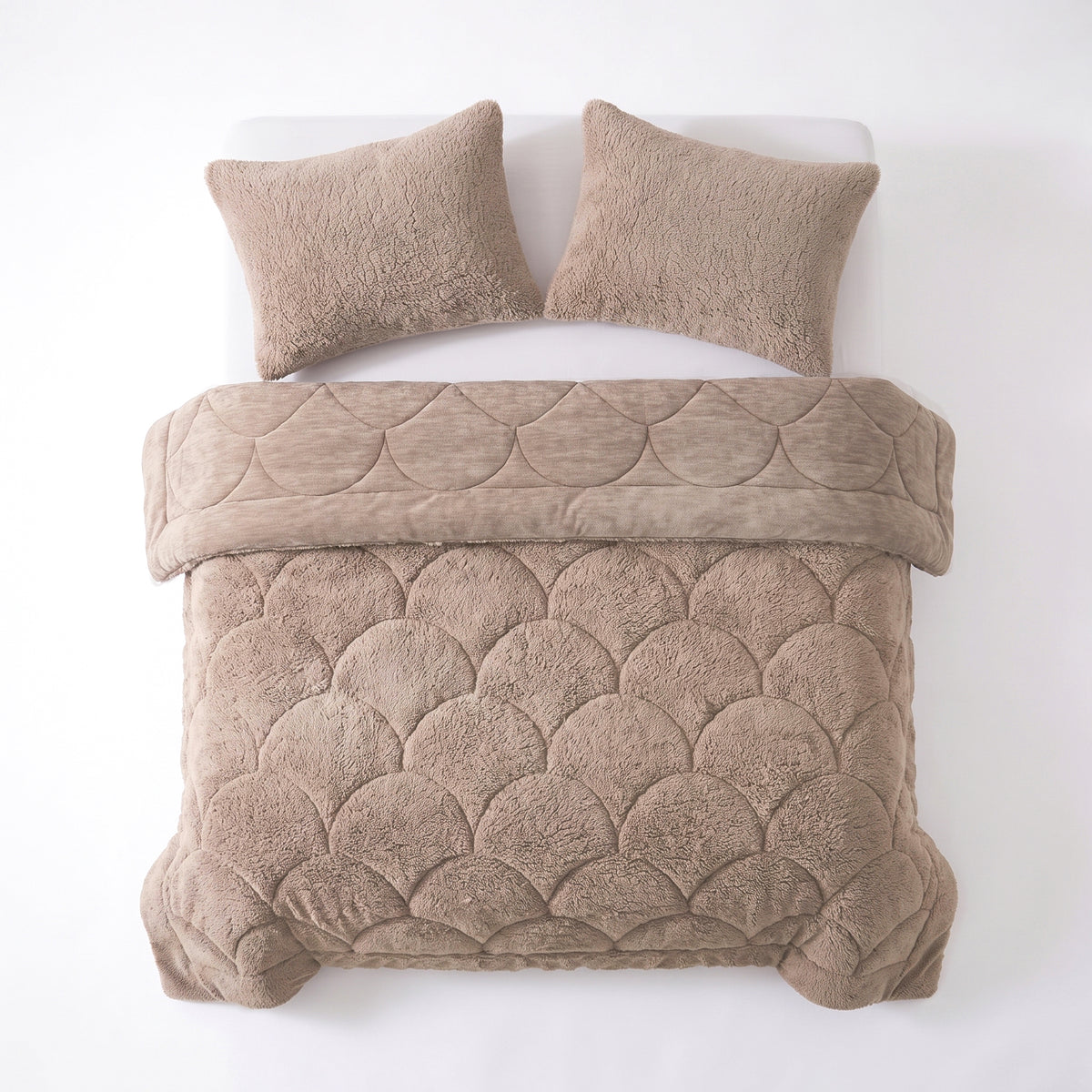 Zelesta Special Teddy Chenille Kussensloop Set Van 2 - Oudroze