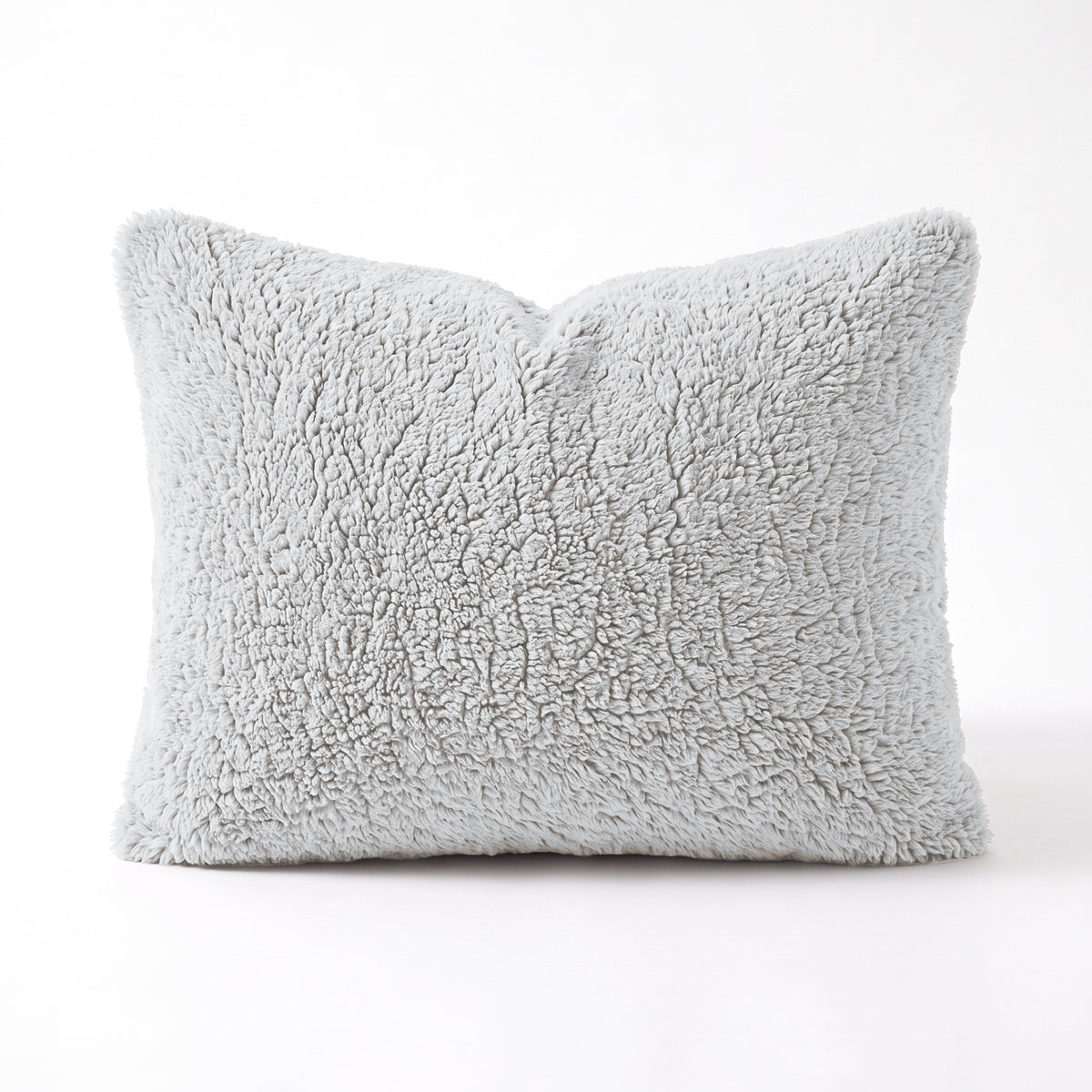 Zelesta Special Teddy Chenille Kussensloop Set Van 2 - Grijs