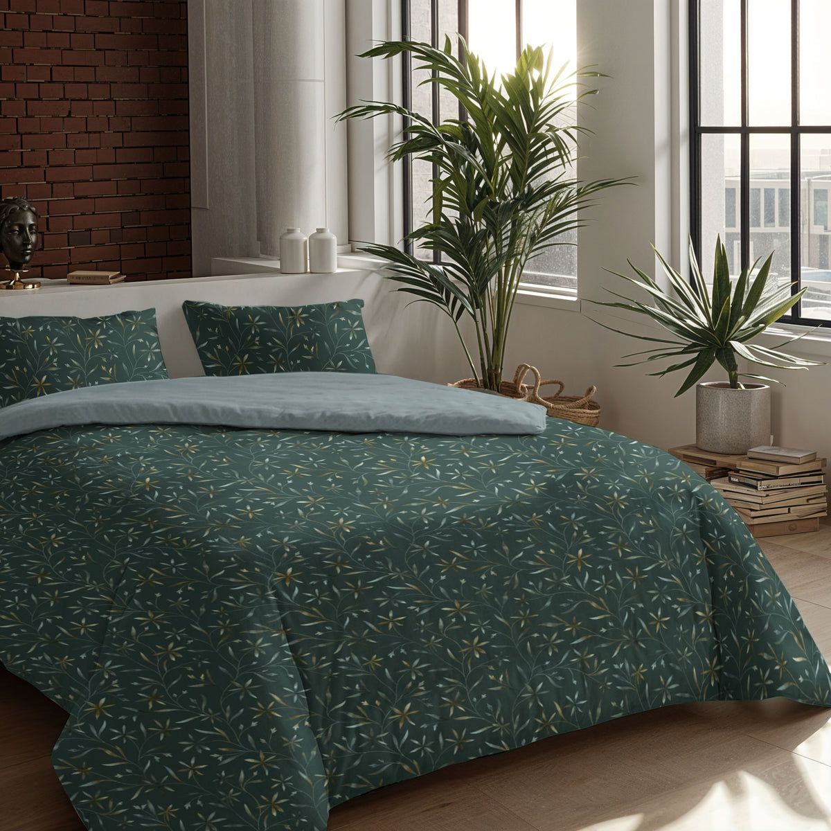 Zelesta Comfort Design Naadloos Dekbed - Delicate Floral Green