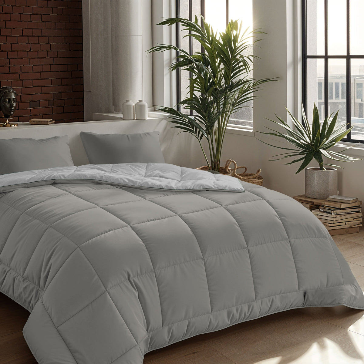 Zelesta Comfort Duo Kussensloop - Grijs