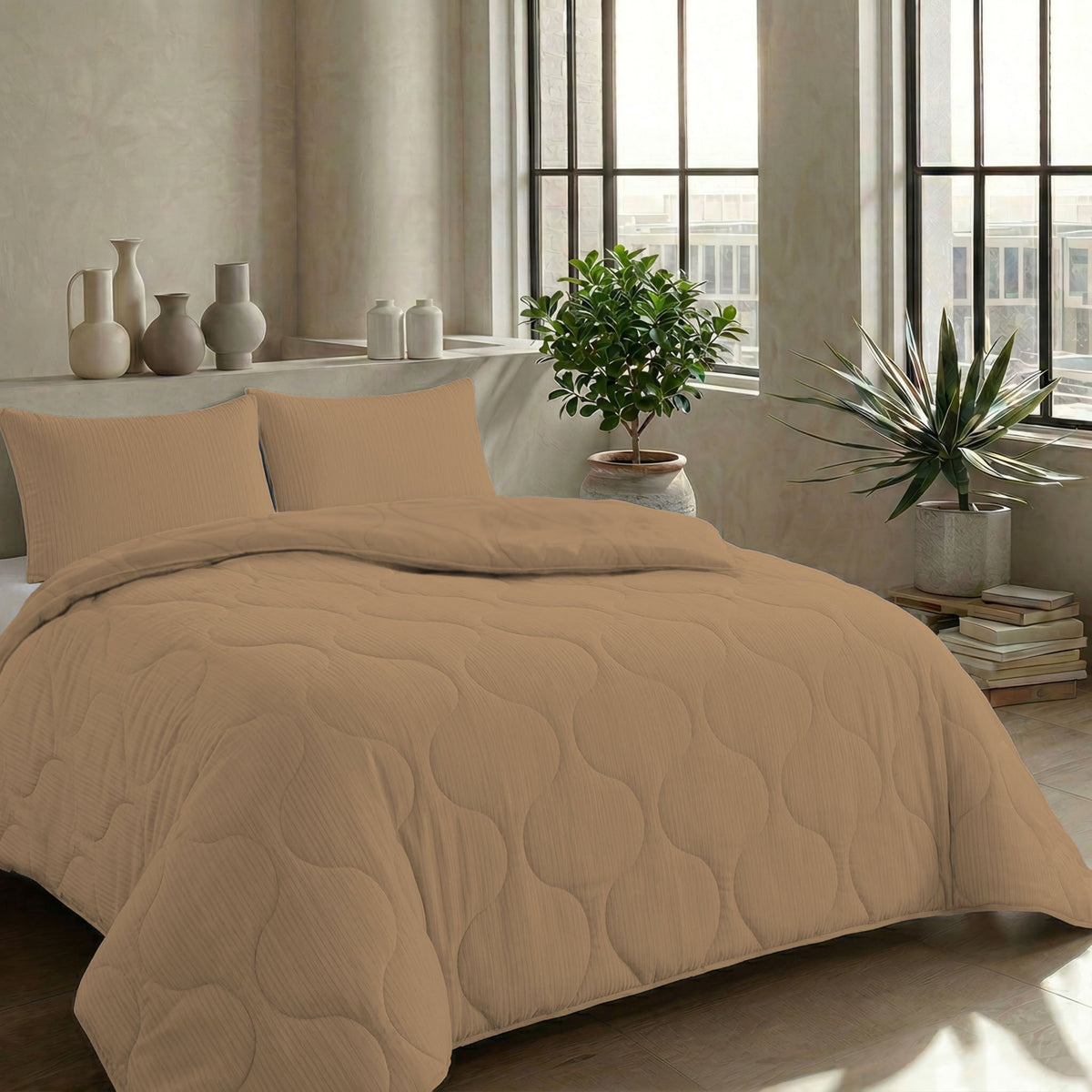 Zelesta Special Muslin Summer Duvet - Warm Soft Beige