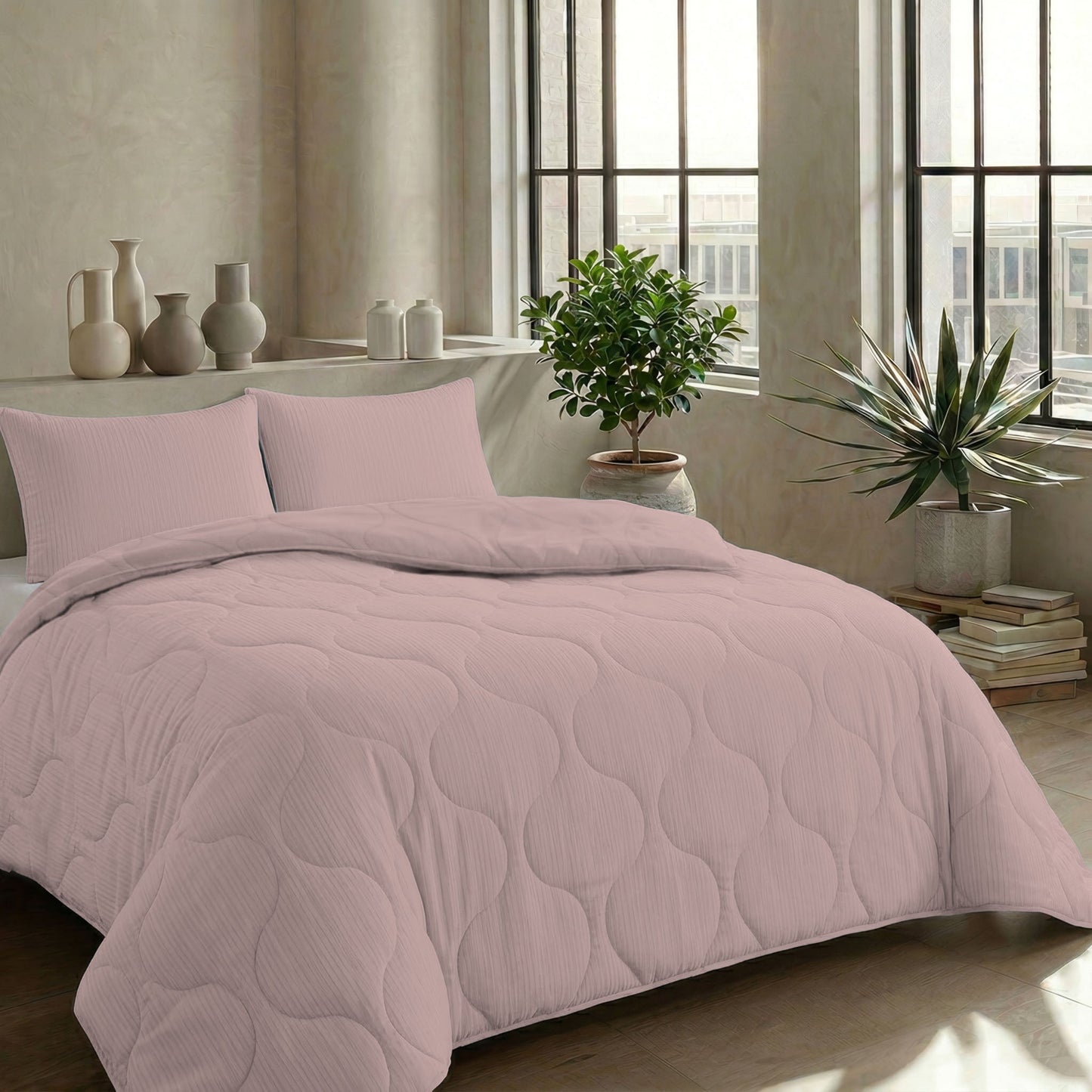 Zelesta Special Muslin Summer Duvet - Soft Pink