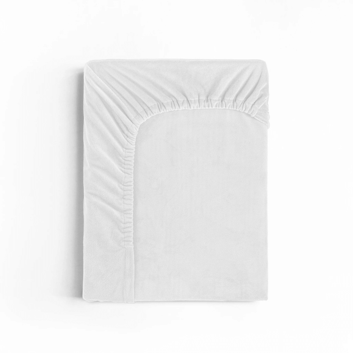 Zelesta Velvet Fitted Sheet White image