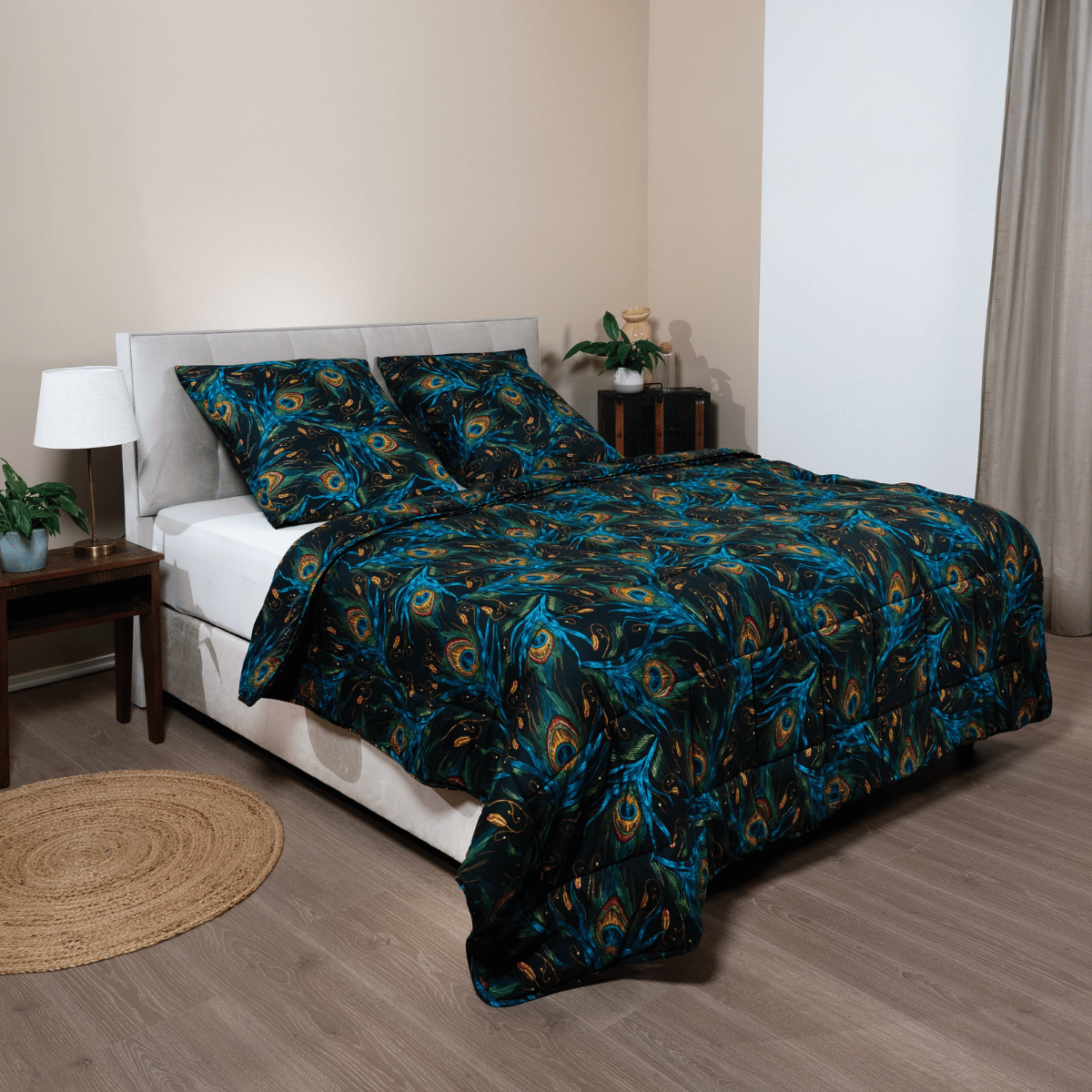 Zelesta Comfort Design Summer Duvet - Peacock Feathers