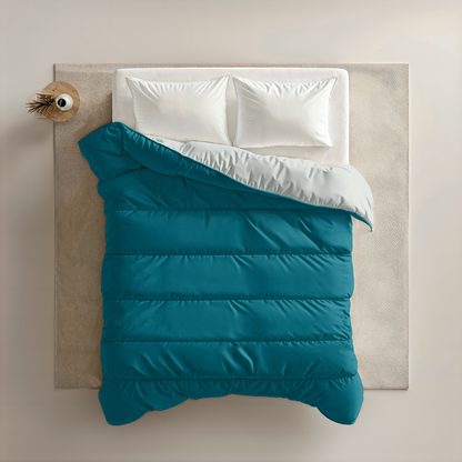 Zelesta Royalbed - Petrol Blue & Pearl