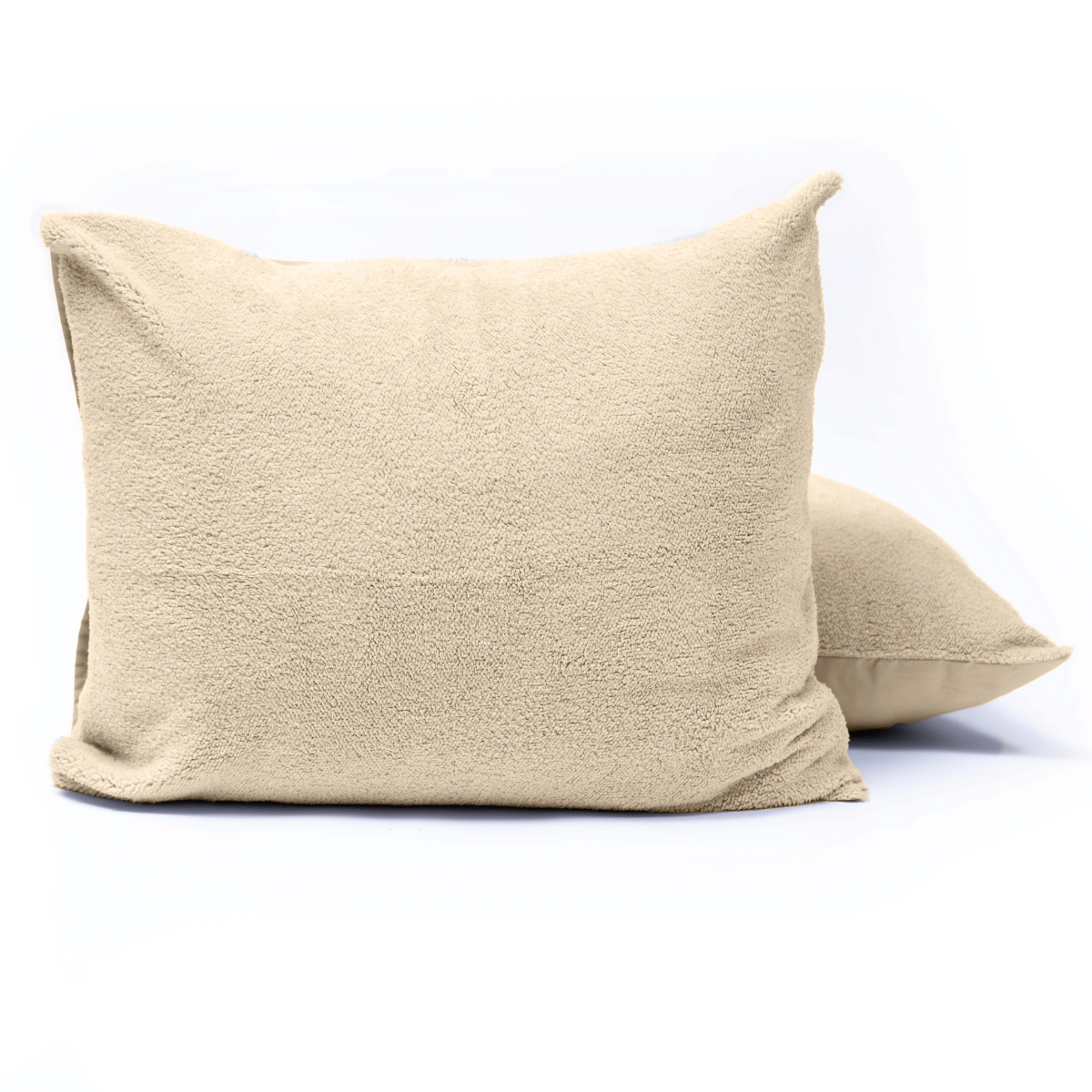 Zelesta Teddy Kussensloop Set van 2 - Taupe
