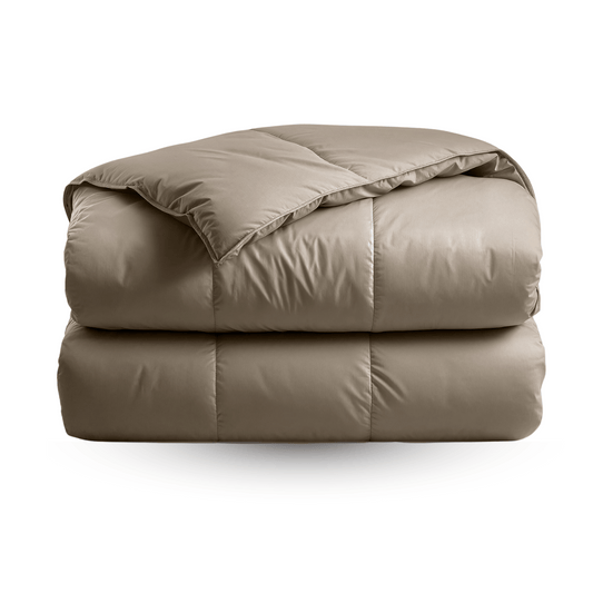 Zelesta Deluxe Uni Satin Cotton Duvet - Walnut Brown