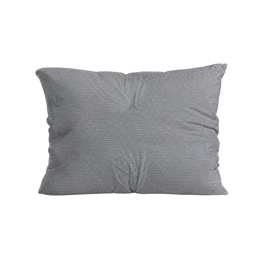 Zelesta Comfort Structure Seersucker Pillowcase Set of 2 - Grey