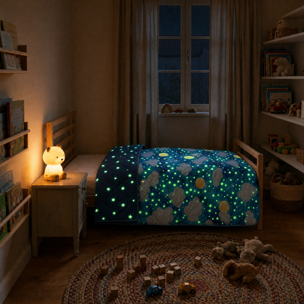 Zelesta Comfort Glow in the Dark Dekbed - Magische nacht