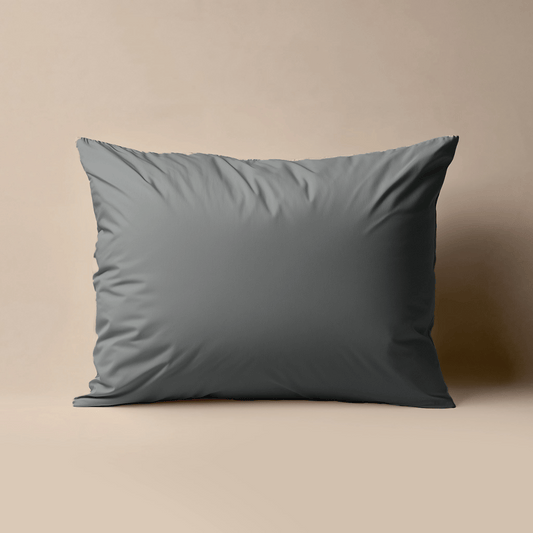 Zelesta Deluxe Percale Cotton Pillowcase Set Of 2 - Anthracite image