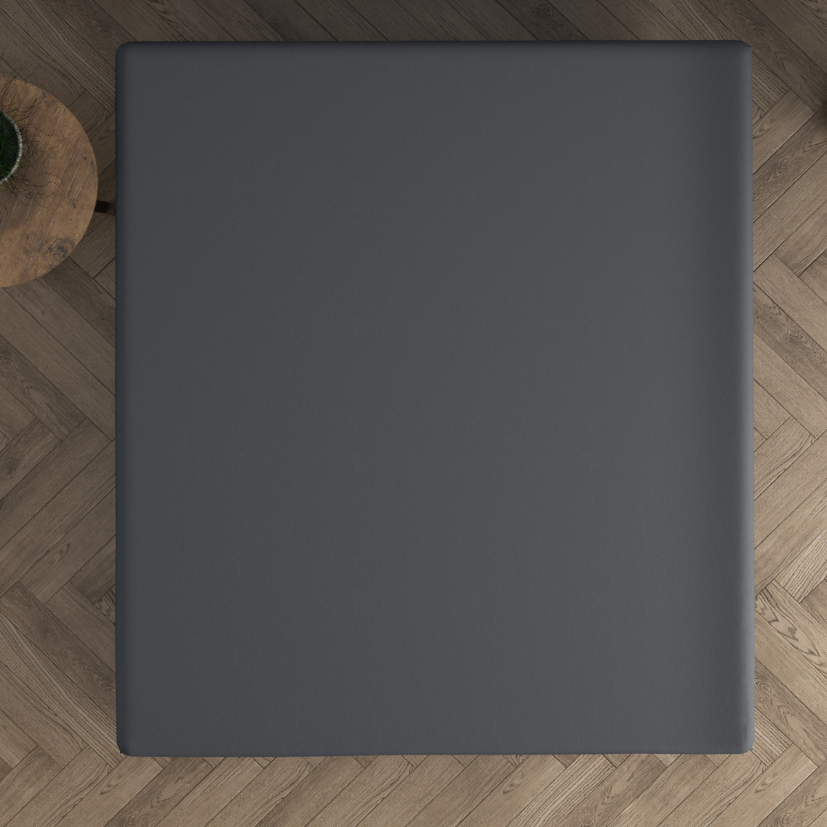 Zelesta Double Jersey Topper Fitted Sheet Anthracite image