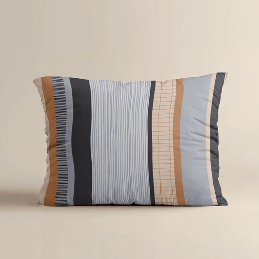 Zelesta Comfort Design Pillowcases Set Of 2 - Blue Stripes
