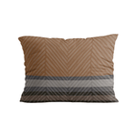 Zelesta Comfort Design Kussenslopen Set Van 2 - Brown Stripes