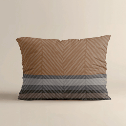 Zelesta Royalbed Kussensloop Set van 2  - Brown Stripes