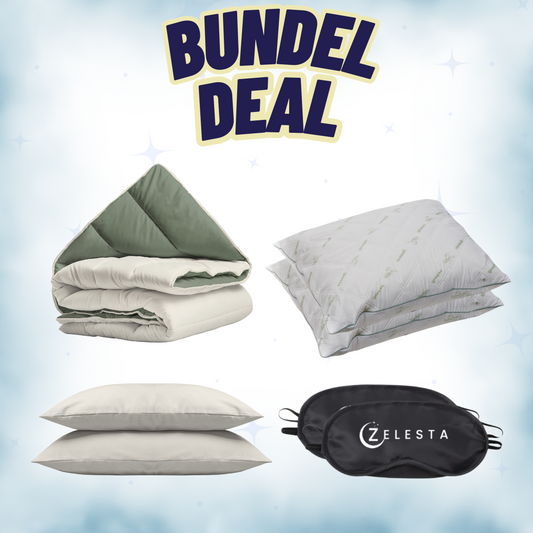 Bundel Deal Zelesta Royalbed - Green & Cream - 240x200cm (XL)