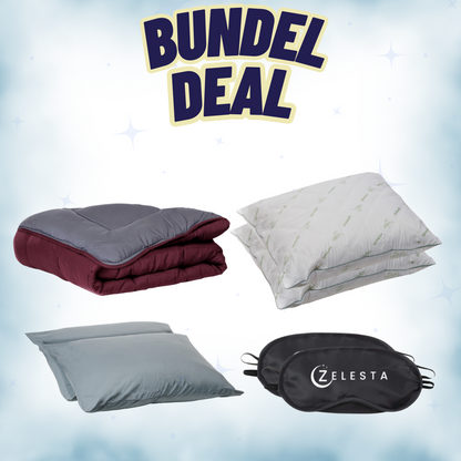 Bundel Deal Zelesta Easybed - Paars & Antraciet - 240x220cm (XL)