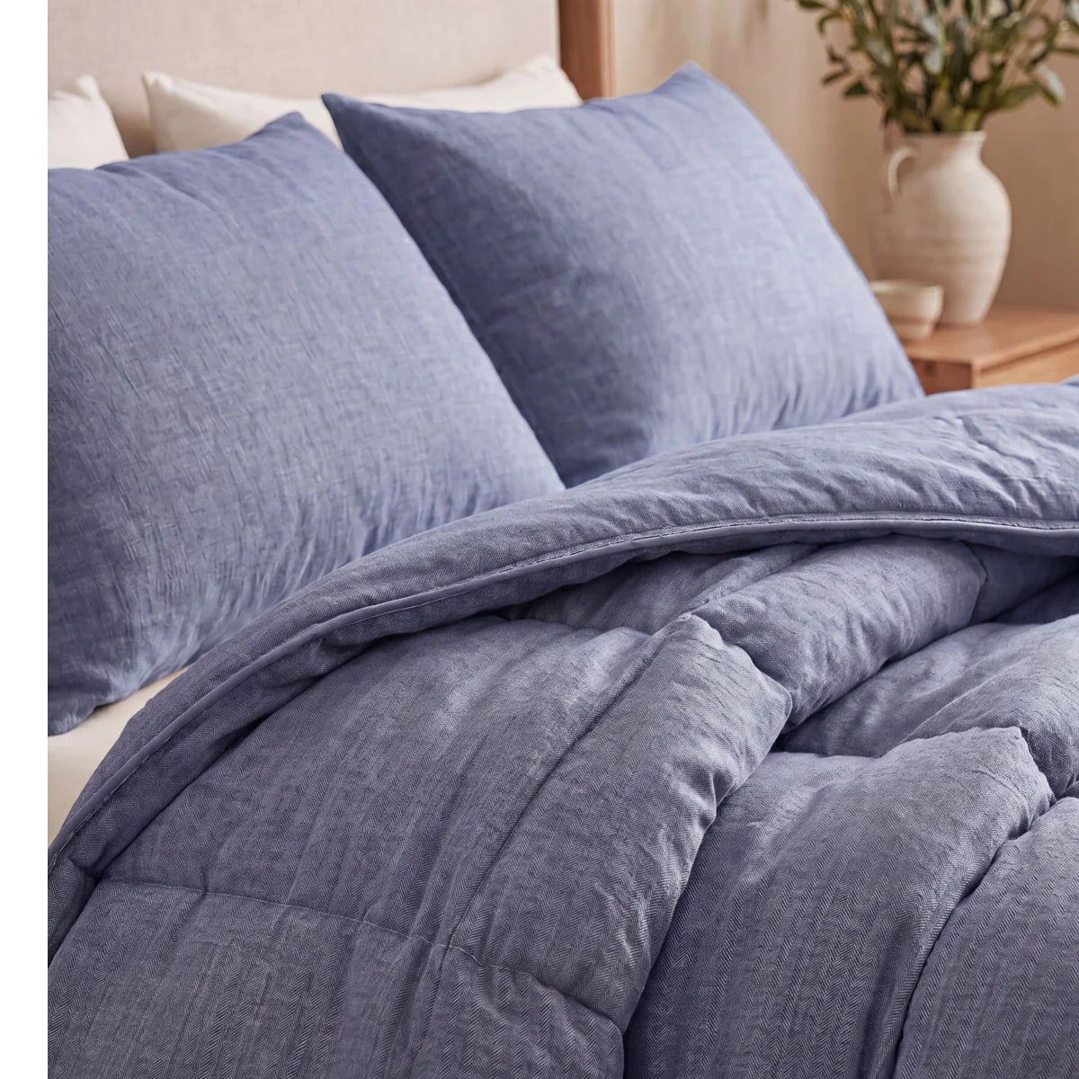 Zelesta Comfort Structure Summer Duvet - Denim
