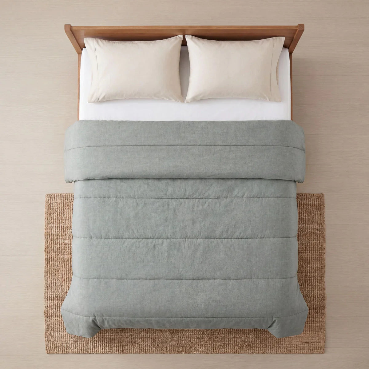 Zelesta Comfort Structuur Zomerdekbed - Groen