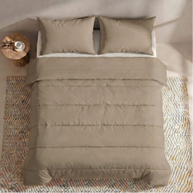 Zelesta Comfort Uni Zomerdekbed - Natuurlijk Taupe