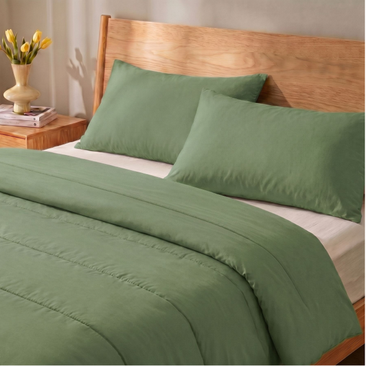 Zelesta Comfort Uni Summer Duvet - Sage Green