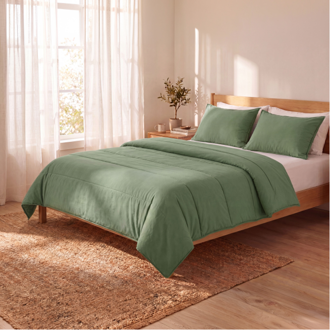 Zelesta Comfort Uni Summer Duvet - Sage Green