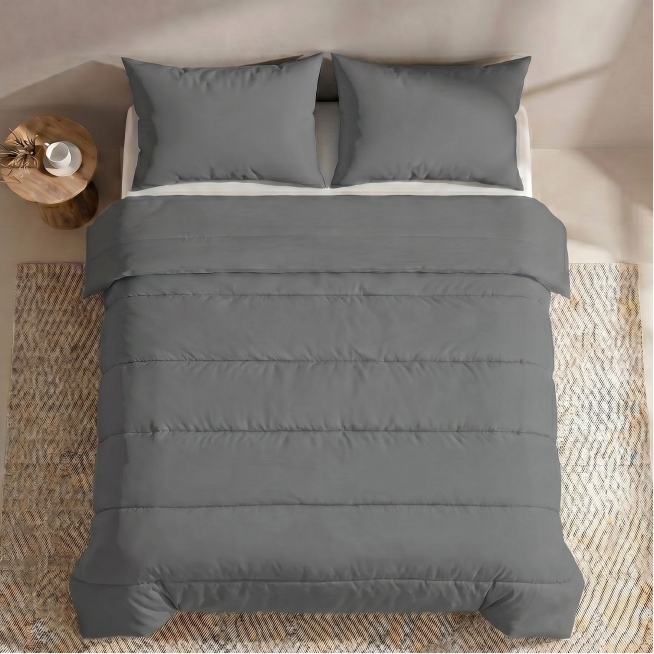 Zelesta Comfort Uni Summer Duvet - Stone Grey