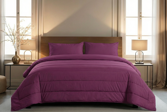 Zelesta Comfort Uni 4-seizoenen dekbed - Bordeaux