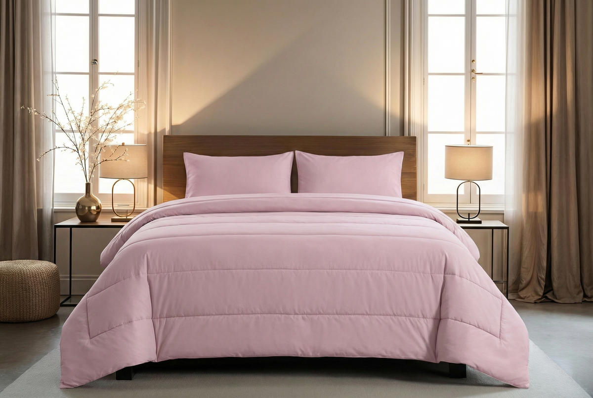 Zelesta Comfort Uni 4-seizoenen dekbed - Oudroze