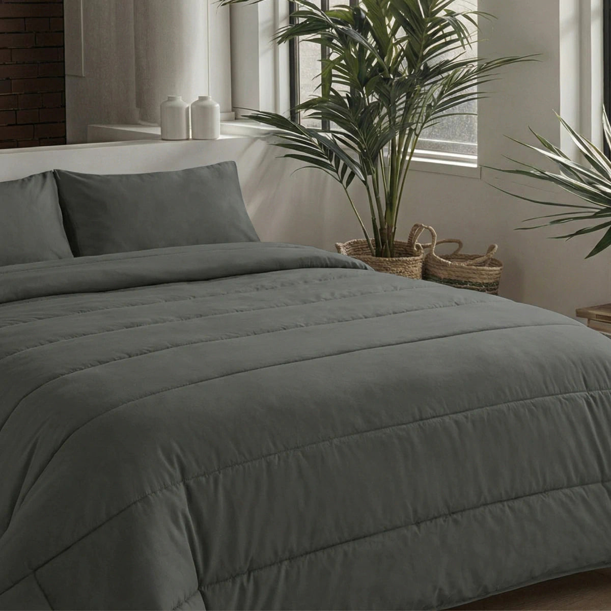 Zelesta Comfort Uni Zomerdekbed - Antraciet