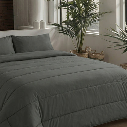 Zelesta Comfort Uni Zomerdekbed - Antraciet