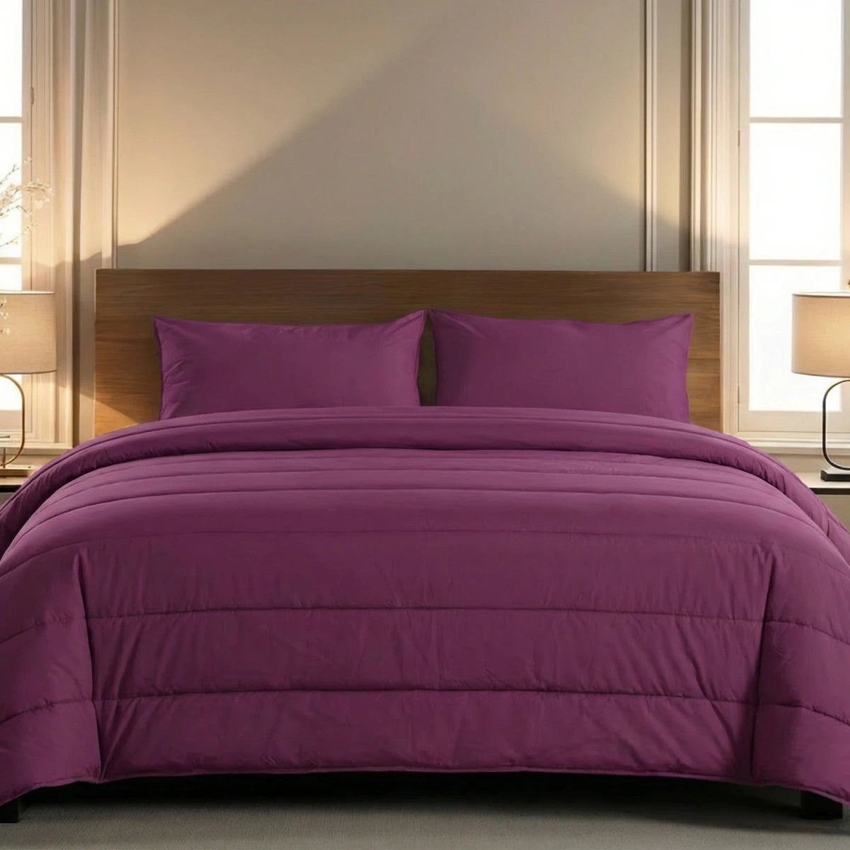 Zelesta Comfort Uni Zomerdekbed - Bordeaux