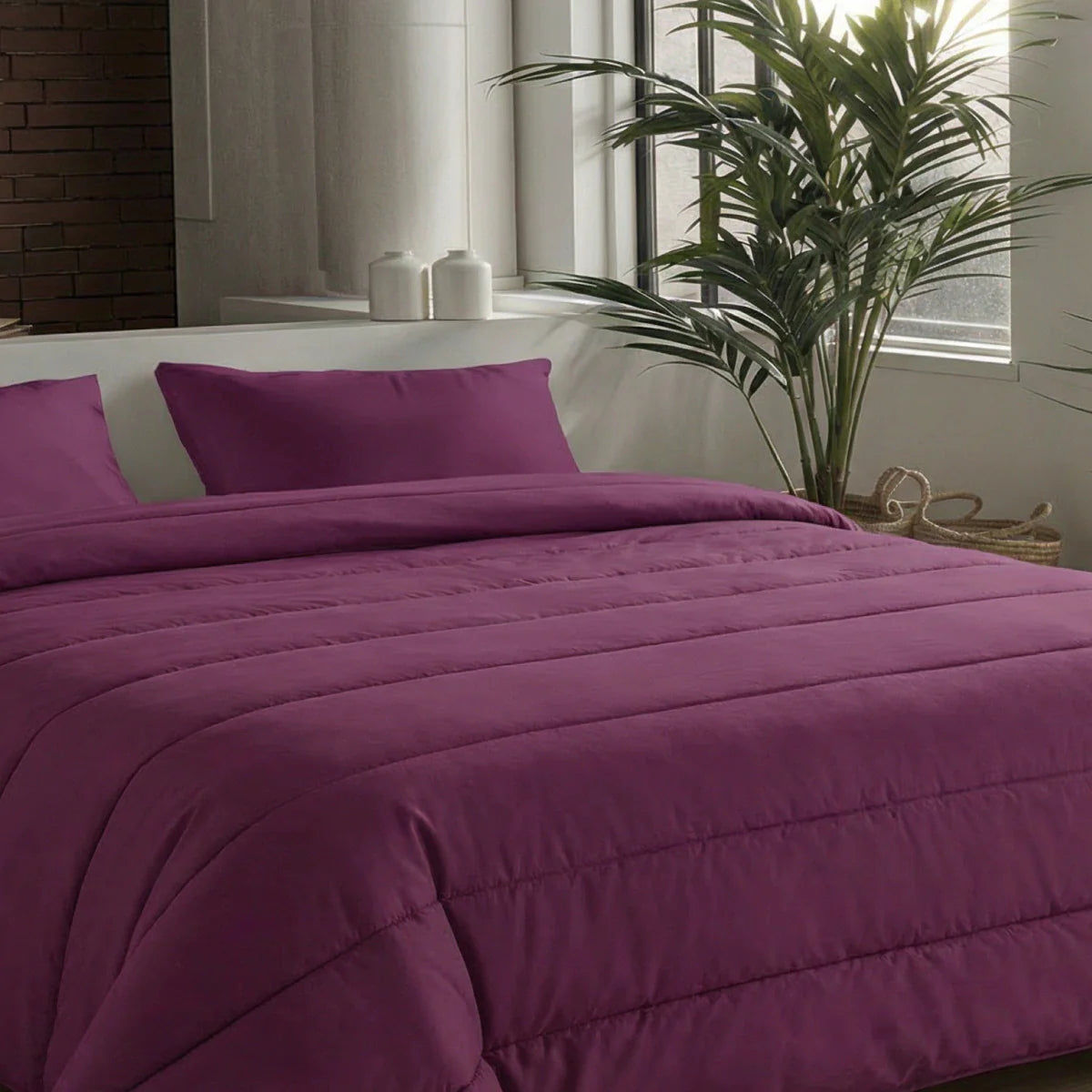 Zelesta Comfort Uni Duvet - Bordeaux