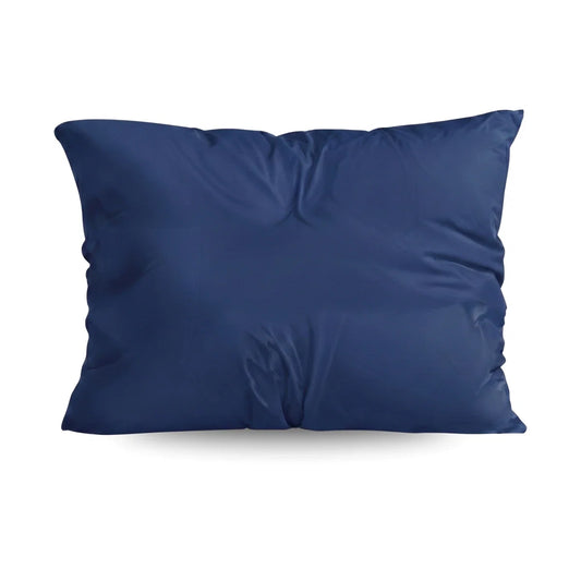 Zelesta Deluxe Design Satin Cotton Pillowcase - Blue Stripes