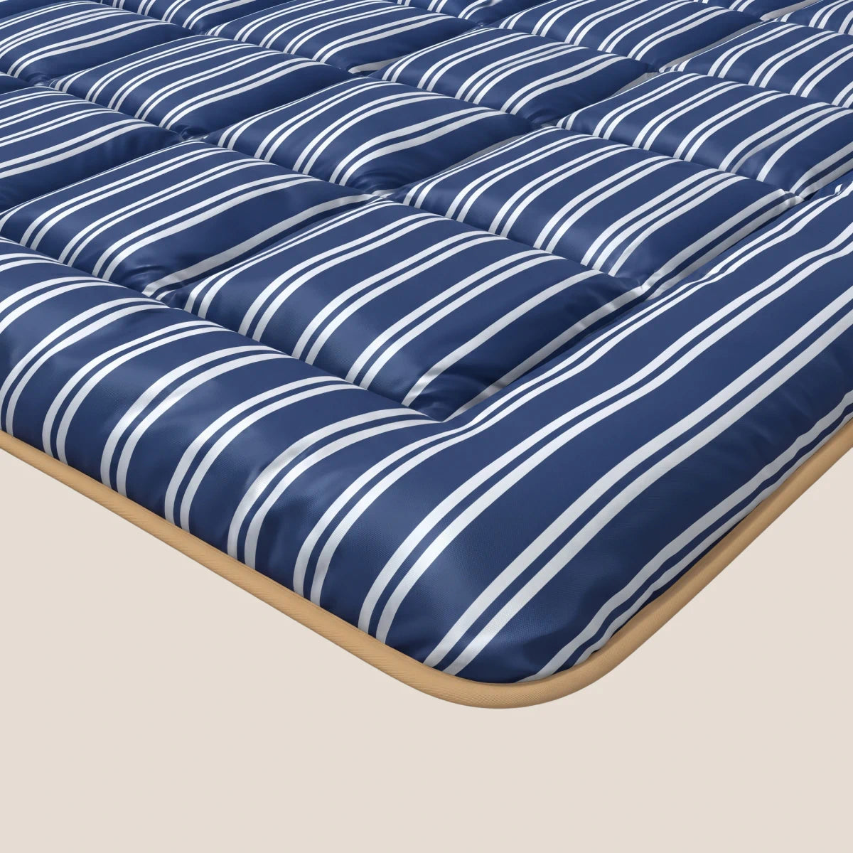 Zelesta Deluxe Design Satin Cotton - Blue Stripes