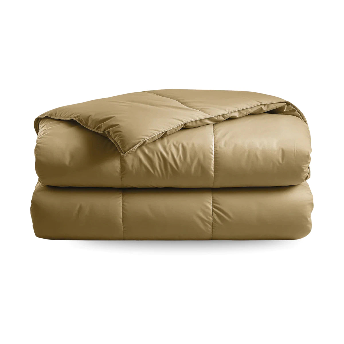 Zelesta Deluxe Uni Satijnkatoen Zomerdekbed - Okergeel