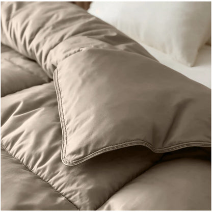 Zelesta Deluxe Uni Satijnkatoen Zomerdekbed - Walnootbruin