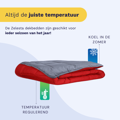 Zelesta Easybed Light - Antraciet & Rood