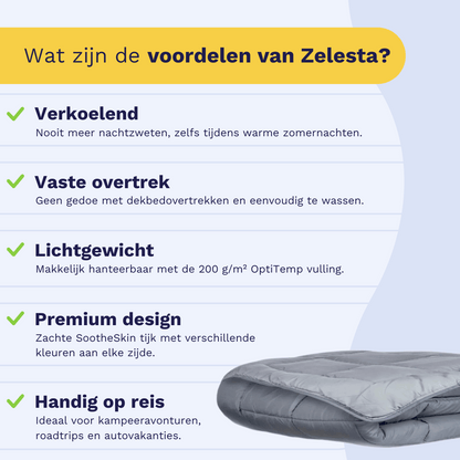 Zelesta Easybed Light - Donkergrijs & Zilvergrijs