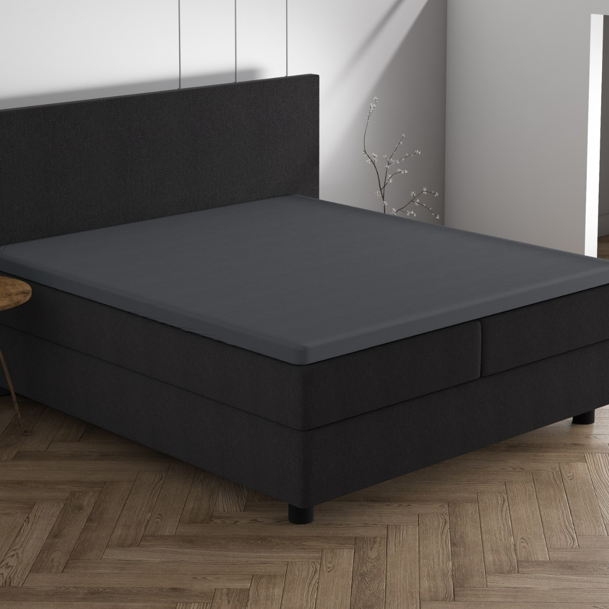 Zelesta Double Jersey Topper Fitted Sheet Grey image