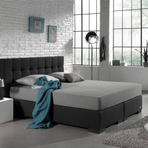 Zelesta Double Jersey Fitted Sheet Grey image