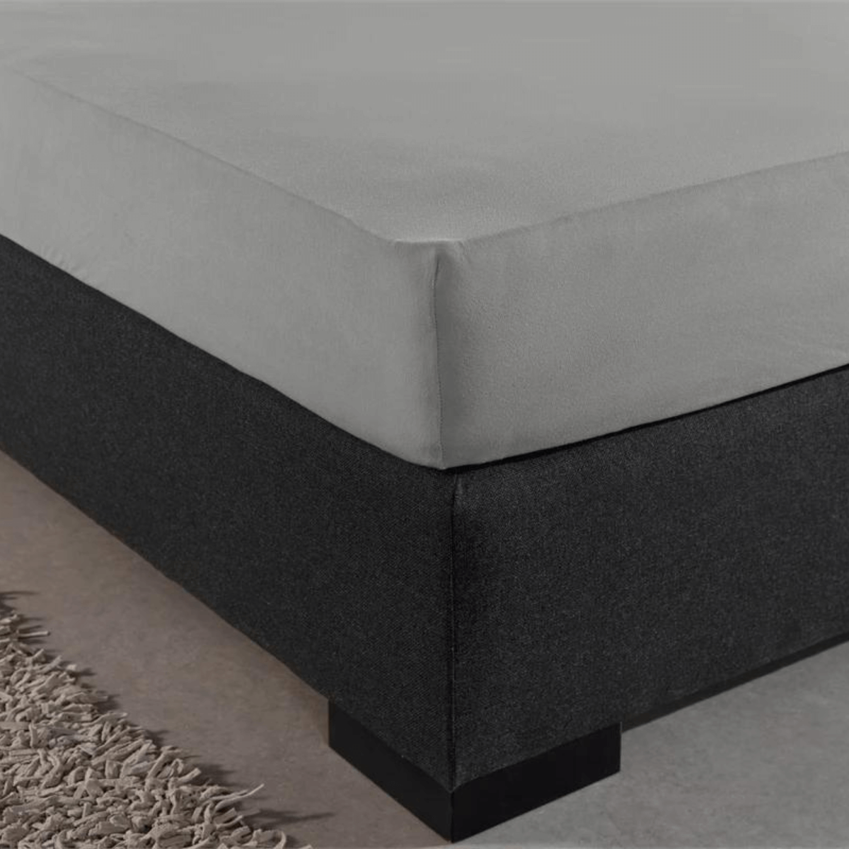 Zelesta Double Jersey Fitted Sheet Grey image