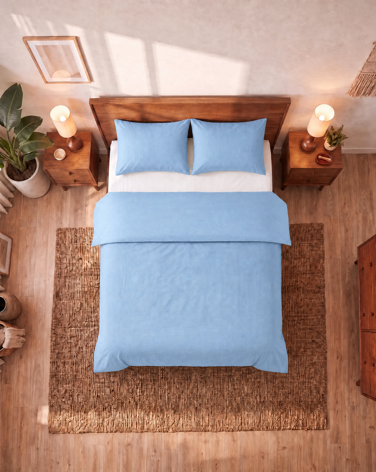 Zelesta Comfort Uni Seamless Duvet - Ice Blue