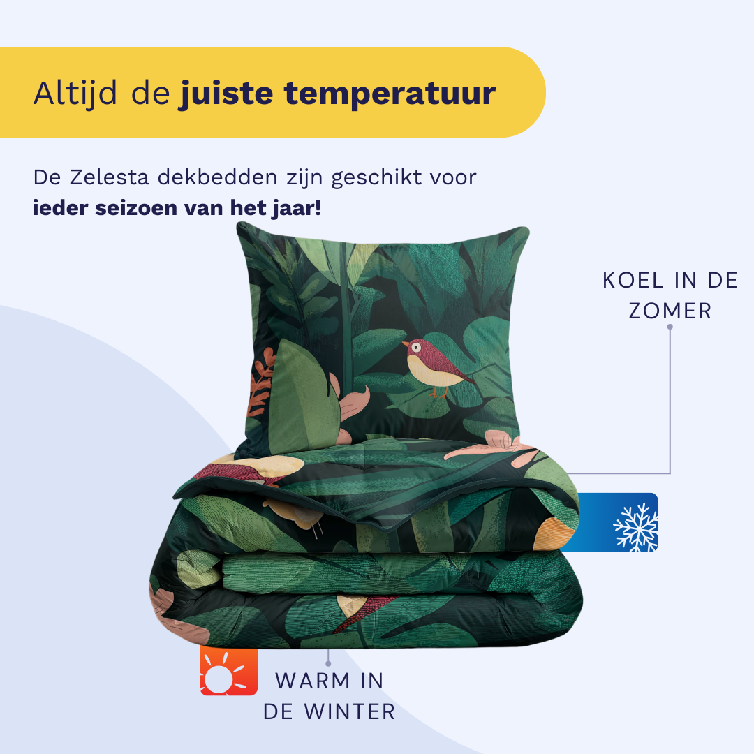Zelesta Kiddybed Katoen - Jungle Journey