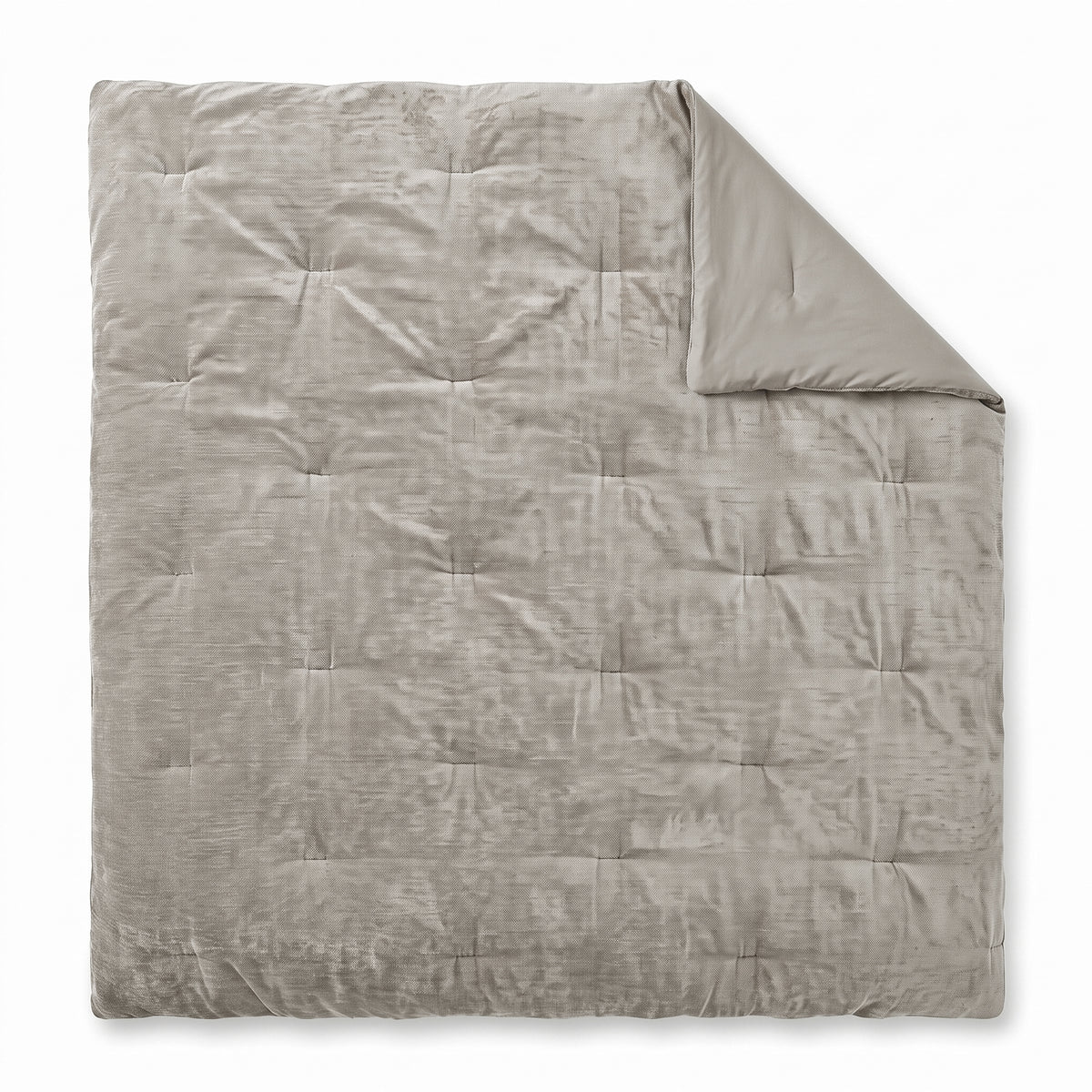 Zelesta Special Jersey Chenille Duvet - Metal Grey