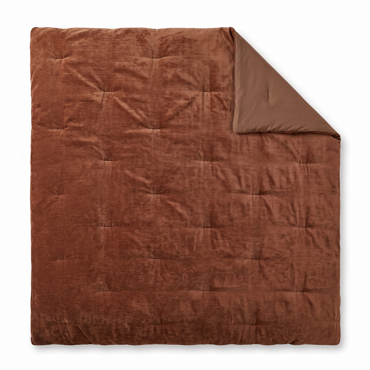 Zelesta Special Jersey Chenille Duvet - Warm Brown