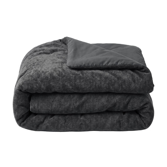 Zelesta Special Jersey Chenille Duvet - Warm Grey