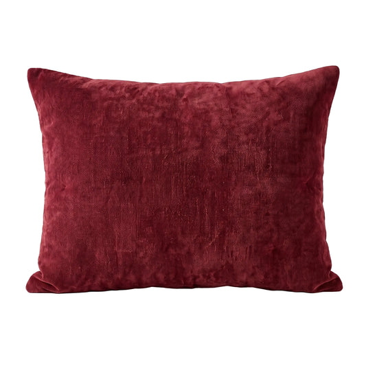Zelesta Special Jersey Chenille Pillowcase Set Of 2 - Baroque Red