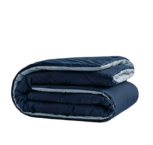 Zelesta Comfort Duo Naadloos Dekbed - Blauw & Marineblauw