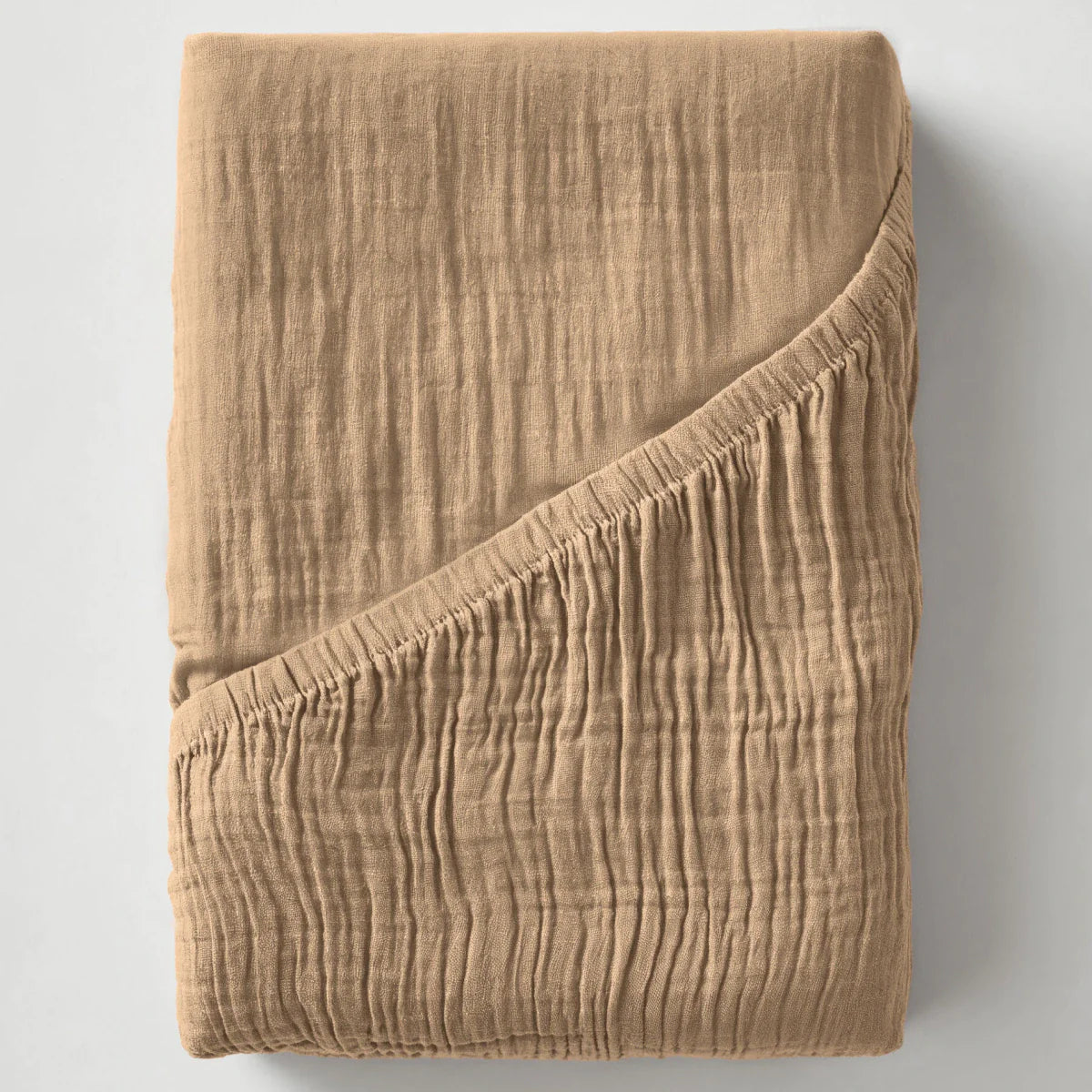 Zelesta Muslin Fitted Sheet - Taupe image