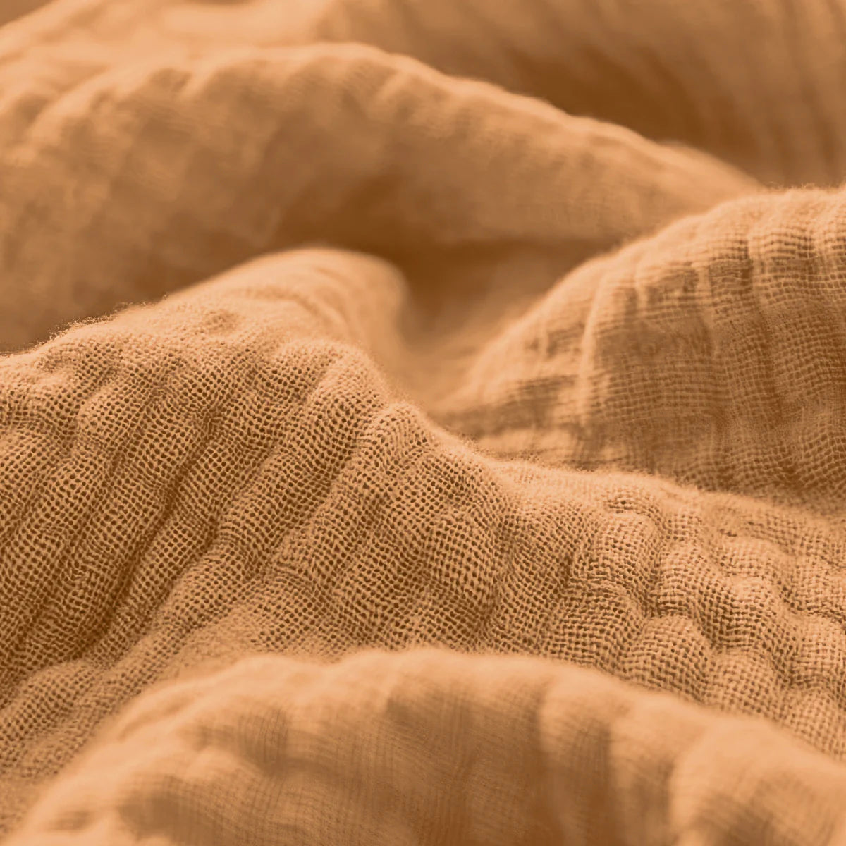 Zelesta Muslin Fitted Sheet - Terra image